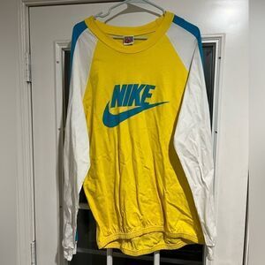 Vintage 90s Nike Sportswear Cyclist Jersey Bicycle Shirt RARE vtg XL Made in USA